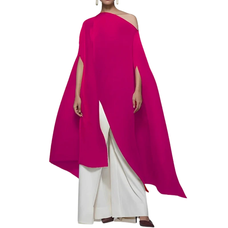 Top Trends: Lemongor Female Batwing Sleeves Split-Front Elegant Party Evening Dress 2023 Summer Birthday Kaftan Midi Dresses For Women Shoppable Styles