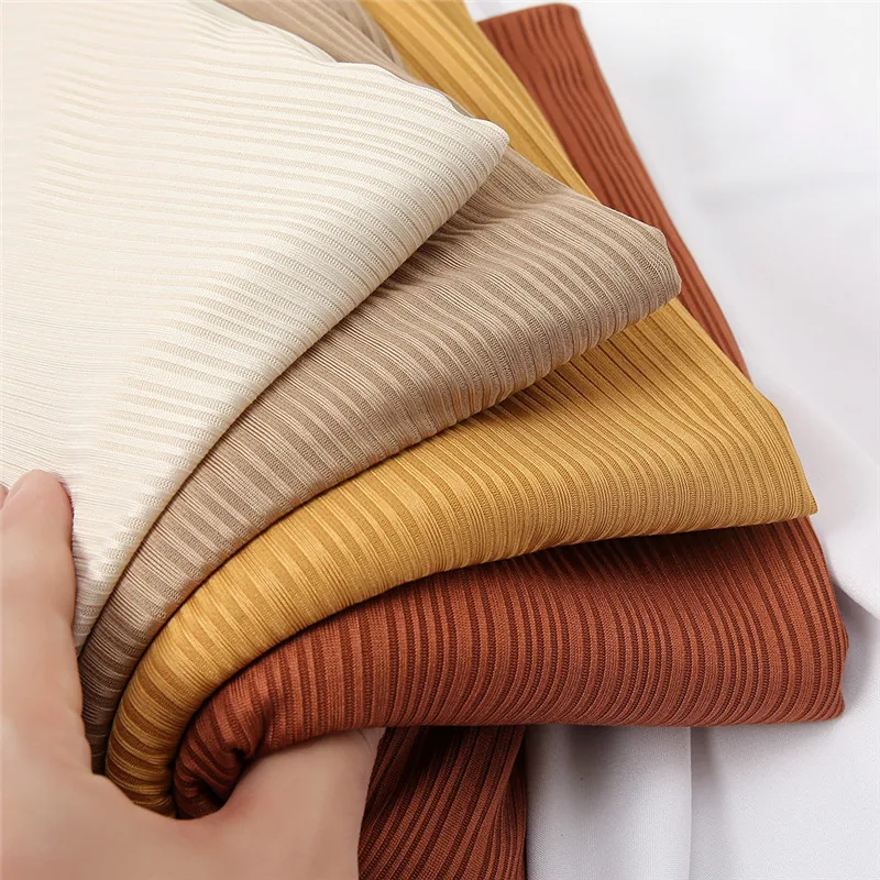 Top Trends: 17 Colors Plain Ripple Modal Jersey Hijab Shawl Lady High Quality Wrap Elasticity Polyester Stole Bufandas Muslim Hijab 175*70Cm Shoppable Styles