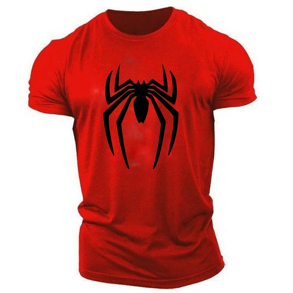 Top Trends: Summer Casual Sports Fashion 2D Printed Spider Adult Crewneck Short Sleeve Large Size Men's T-shirt Loose Quick Dry Comfortable Shoppable Styles