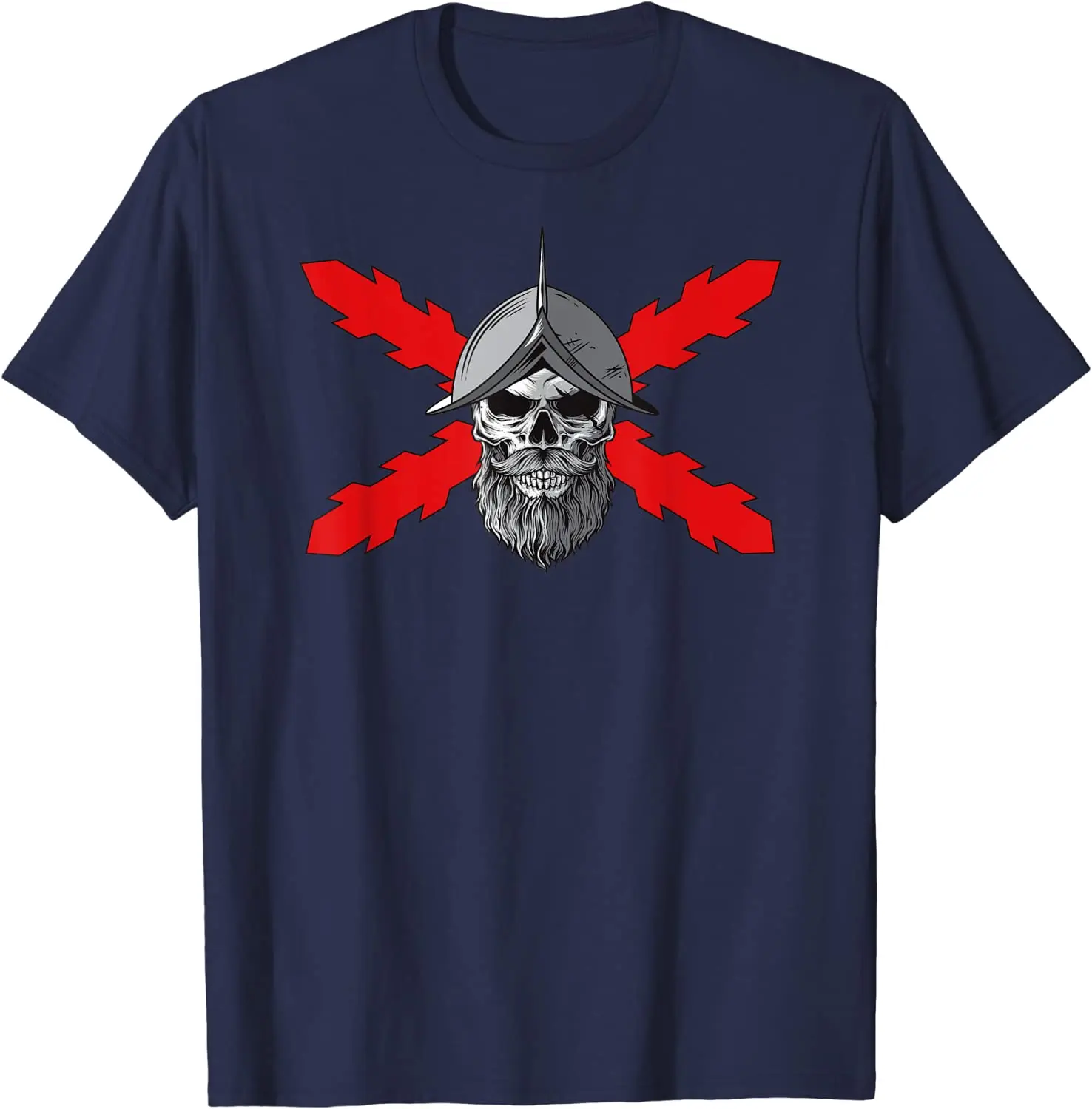 Top Trends: Tercios Españoles. Soldado Calavera Men T-Shirt Short Sleeve Casual 100% Cotton O-Neck Summer Shirts Shoppable Styles - Image 5