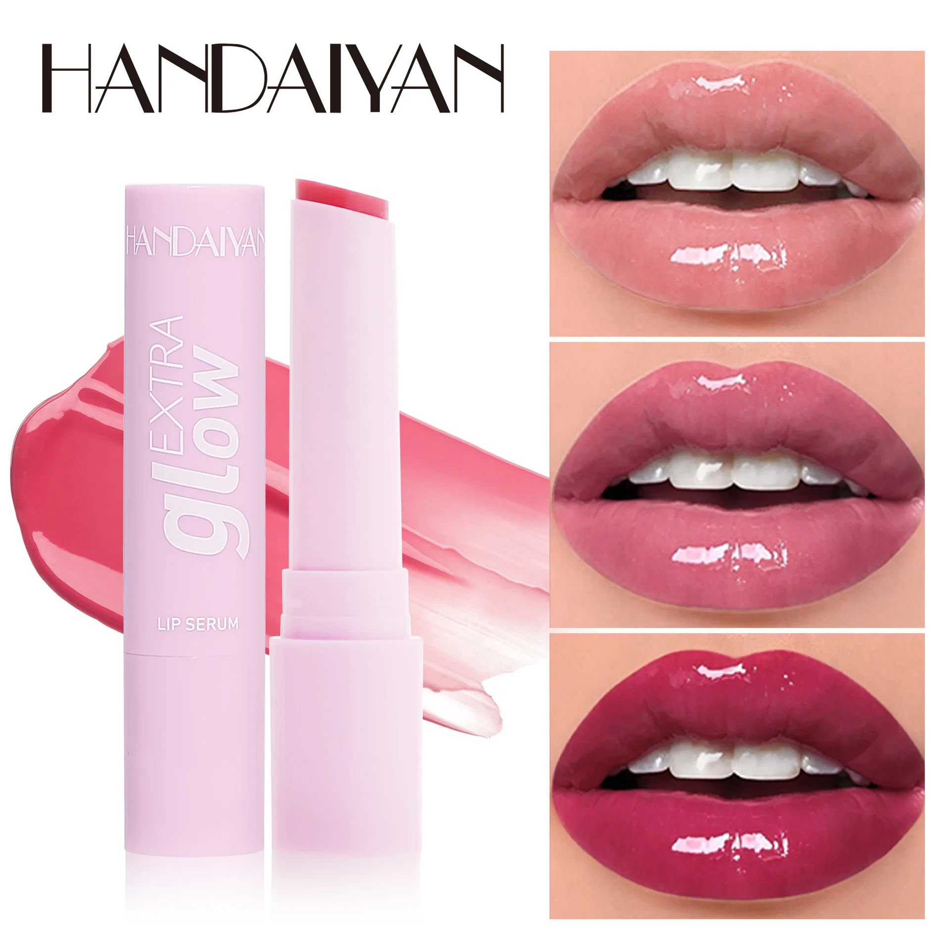 Top Trends: Handaiyan Long Lasting Lipstick Waterproof Moisturizing MIrror Watery Jelly Lip Stick Lip Plumper Lip Balm Makeup Shoppable Styles