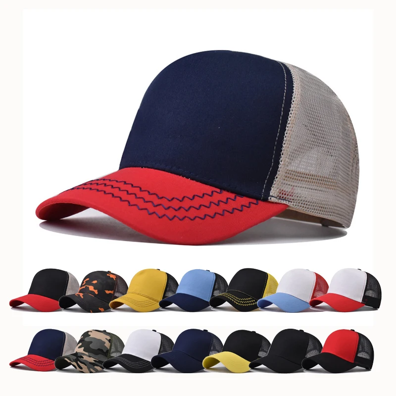 Top Trends: Baseball Cap Adult Net Cap Hat Pure Color Unisex Summer Hat Breathable Hat No Pattern Shade Spring Autumn Cap Hip Hop Fitted Cap Shoppable Styles