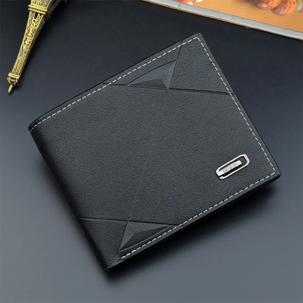 Top Trends: Men Business Leather Billfold Wallet Brand Luxury Short Slim Male Purses Money Credit Card Thin Hombre Billetera Portafoglio Shoppable Styles