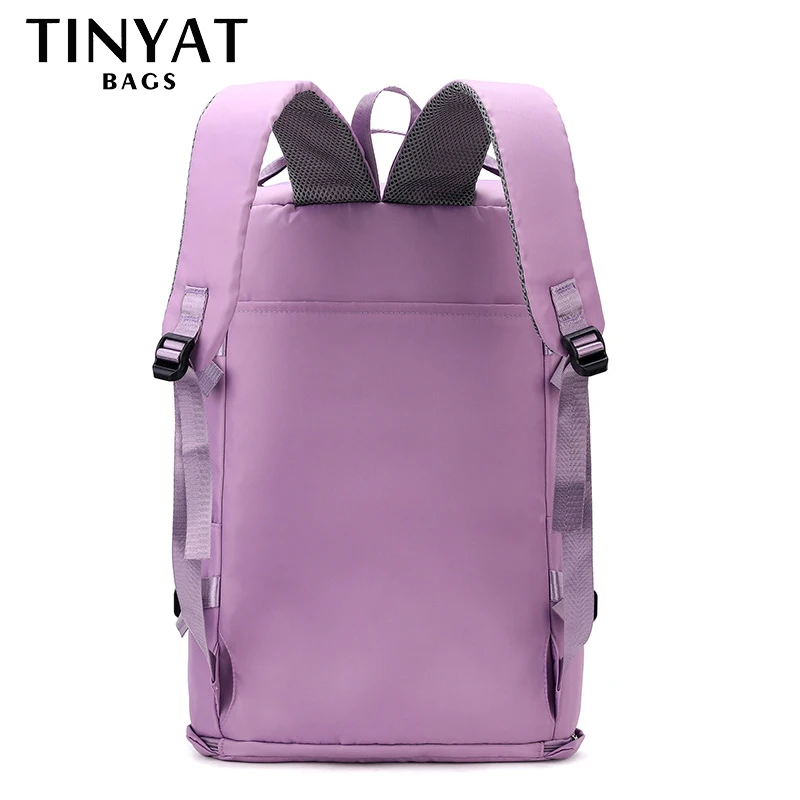 Top Trends: TINYAT Large Capacity Women's Travel Bag Casual Weekend Travel Backpack Ladies Sports Yoga Luggage Bags Multifunction Crossbody Shoppable Styles - Image 3