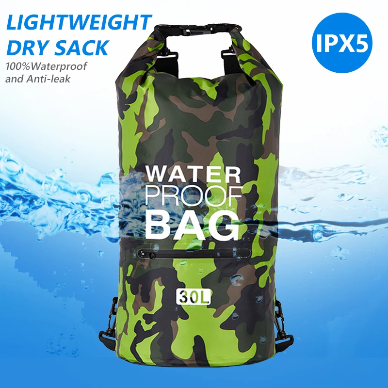 Top Trends: 15L 20L 30L Swimming Bag Dry Bag Pool Outdoor Polyester Waterproof Camouflage Shoulder Bucket Lightweight Drifting Beach Xa28wd Shoppable Styles