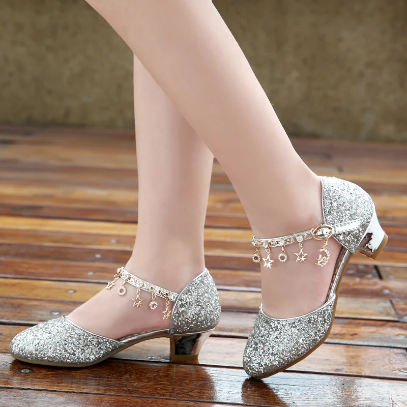 Top Trends: 2023 New Girls High Heel Princess Shoes Crystal Performance Shoes For 6-10 Year Olds Children’s Size 8 And 9 Shoppable Styles