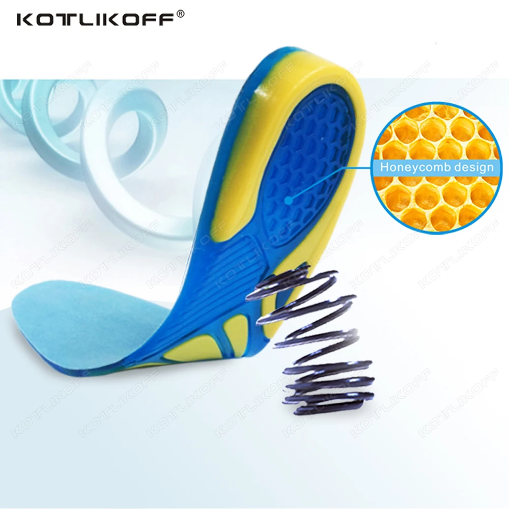 Top Trends: Silicon Gel Insoles Foot Care For Plantar Fasciitis Heel Spur Running Sport Insoles Shock Absorption Pads Arch Orthopedic Insole Shoppable Styles