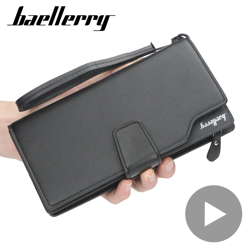 Top Trends: Long Big For Men Wallet Male Purse Phone Money Clutch Bag Card Coin Holder Zipper Partmone Walet Vallet Brieftasche Penazenka Shoppable Styles