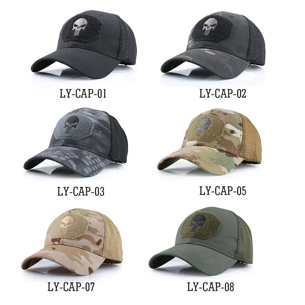 Top Trends: Military Baseball Caps Camouflage Tactical Army Combat Paintball Basketball Football Adjustable Classic Snapback Sun Hats Men Shoppable Styles - Image 2