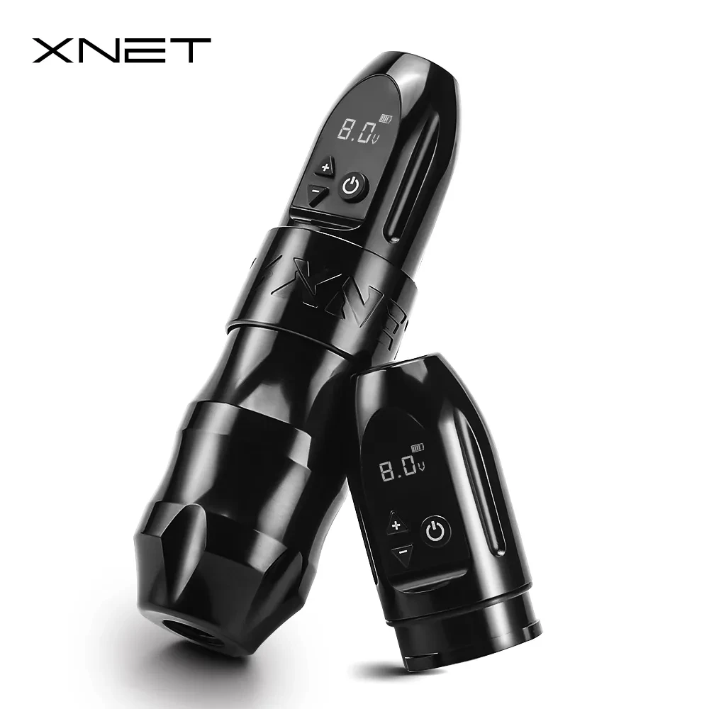 Top Trends: XNET Titan Wireless Tattoo Machine Battery Rotary Pen Strong Coreless Motor With LCD Digital Display For Tatto Artist Body Shoppable Styles