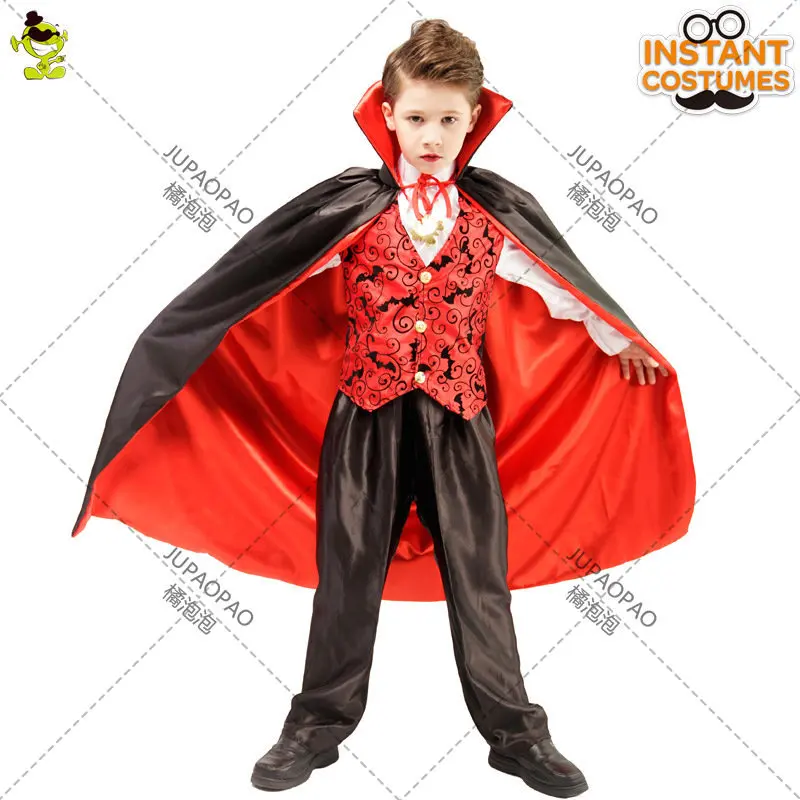 Top Trends: JUPAOPAOHalloween Horror Children's Costume Makeup Ball Cosplay Costume Dance Stage Costume Performance Costume Vampire Boy Shoppable Styles