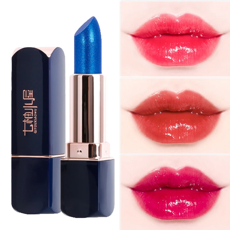 Top Trends: Blue Lipstick Magic Lipsticks Lipstick 24 Hours Waterproof Korean Makeup Halloween Cosmetics Female Makeup YZL9 Shoppable Styles