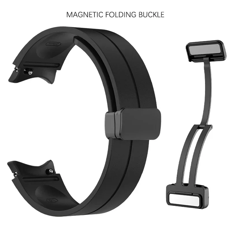 Top Trends: Magnetic Buckle Band For Samsung Galaxy Watch4 5 6 Strap 40mm 44mm Pro 45mm Classic 42mm 46mm 43mm 47mm Silicone 20mm Bracelet Shoppable Styles