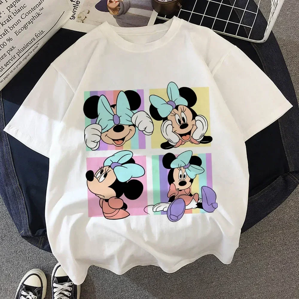 Top Trends: Mickey Minnie Mouse Kid Clothes Summer Child T-Shirts Disney T Shirts Children Cartoons Disney Anime Top For Boy Girl Tees Shirt Shoppable Styles