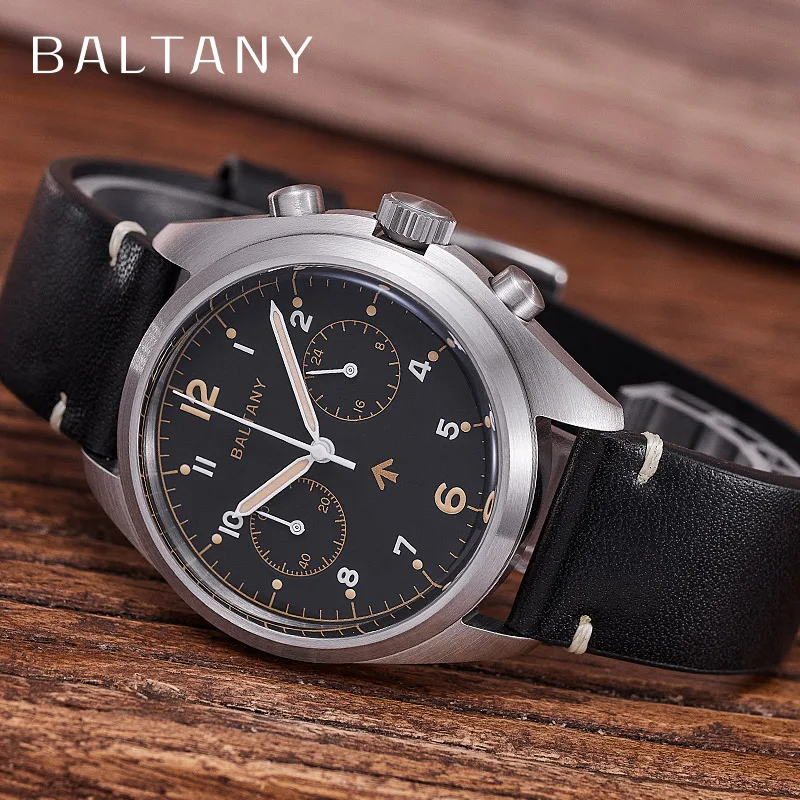 Top Trends: Baltany 2023 Men&#039;s Multifunction Watches S5044 6BB Military Chrono VK64 Movement AR Sapphire 50M Waterproof Quartz Wristwatch Shoppable Styles