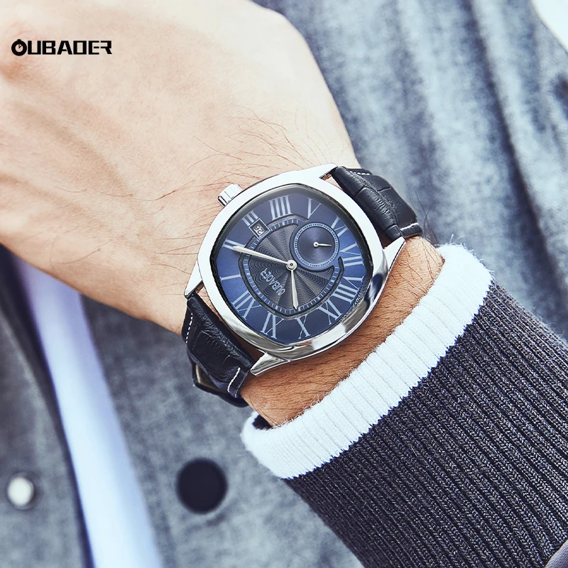 Top Trends: OUBAOER High Sense Simple Temperament All Fashion Exquisite Small Niche Man Watch Shoppable Styles - Image 3