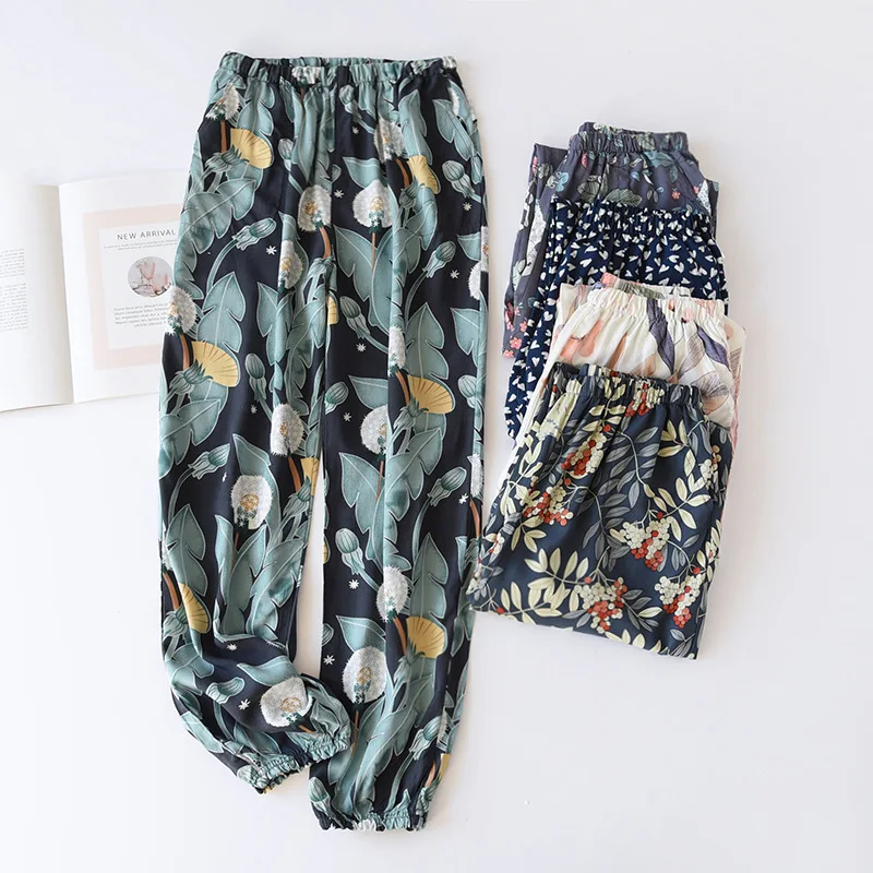 Top Trends: Women's New Faux Cotton Trousers Multicolor Large Size Spring And Summer Beam Leg Pants Thin Section Can Be Worn Outside Air Con Shoppable Styles