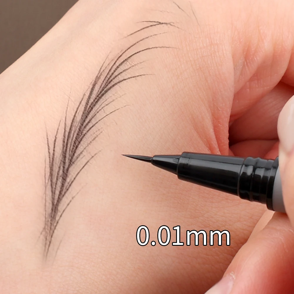 Top Trends: 0.01mm Ultra Fine Eyebrows Pencil Waterproof Sweat-proof Liquid Eyebrow Pen Eyeliner Long Lasting Professional Eye Makeup Tools Shoppable Styles