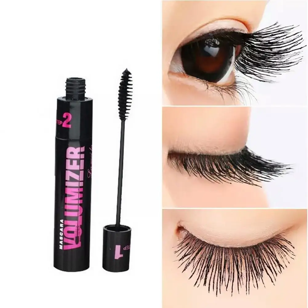 Top Trends: Double Purpose Mascara Waterproof And Sweatproof Curling Brushes Makeup Eye Fiber Makeups Mascara Eyelash Eyelashes Black M L9N1 Shoppable Styles