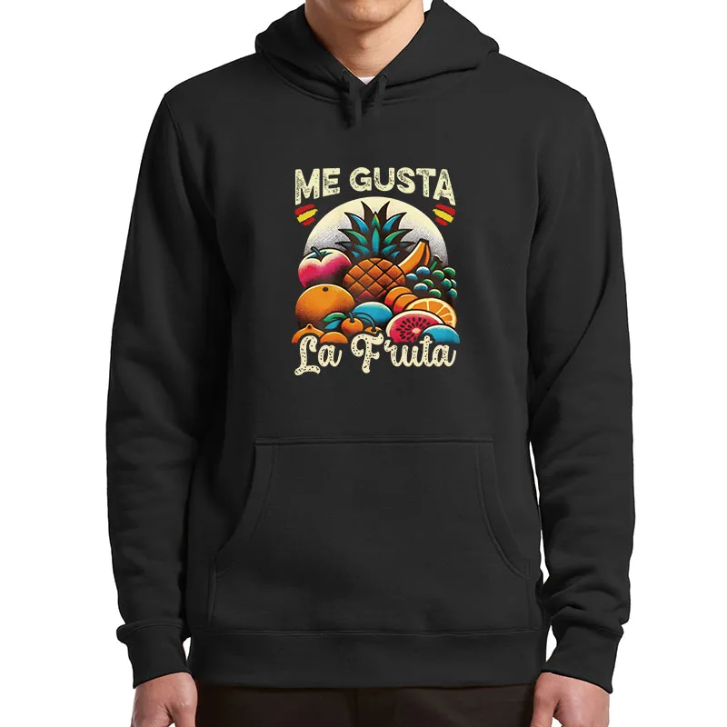 Top Trends: Me Gusta La Fruta Hoodies I Like Fruits Spanish Meme Y2k Pullover For Men Women Casual Soft Unisex Hooded Sweatshirt Shoppable Styles