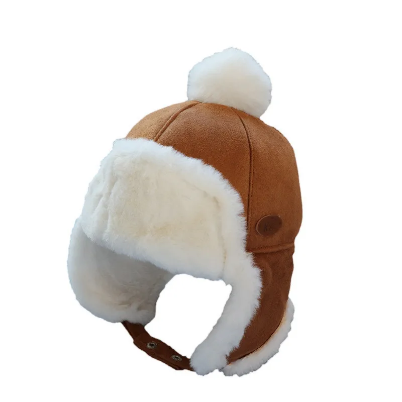 Top Trends: Kids Beanies Winter Baby Child Knitted Hat Kids Girls Russian Female Thicker Warm Caps Age For 2-6 Years Old Ushanka Hat 2019 Shoppable Styles - Image 3