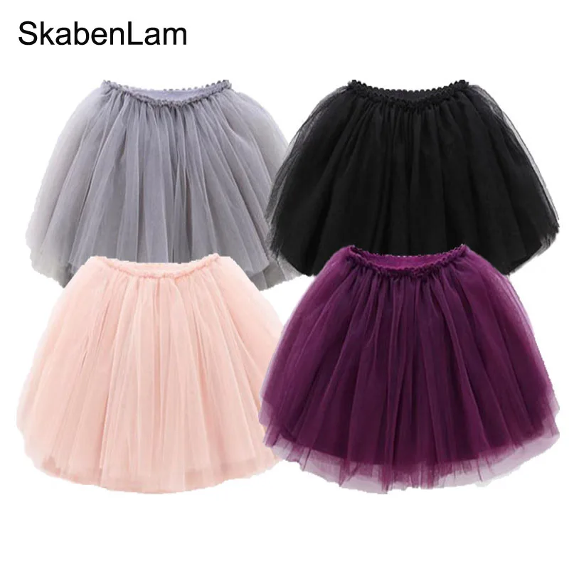 Top Trends: Baby Girls TuTu Skirts 4 Layers Tulle Fluffy Kids Ball Gown Pettiskirts 12 Colors Toddler Princess Dance Party Show Halloween Shoppable Styles