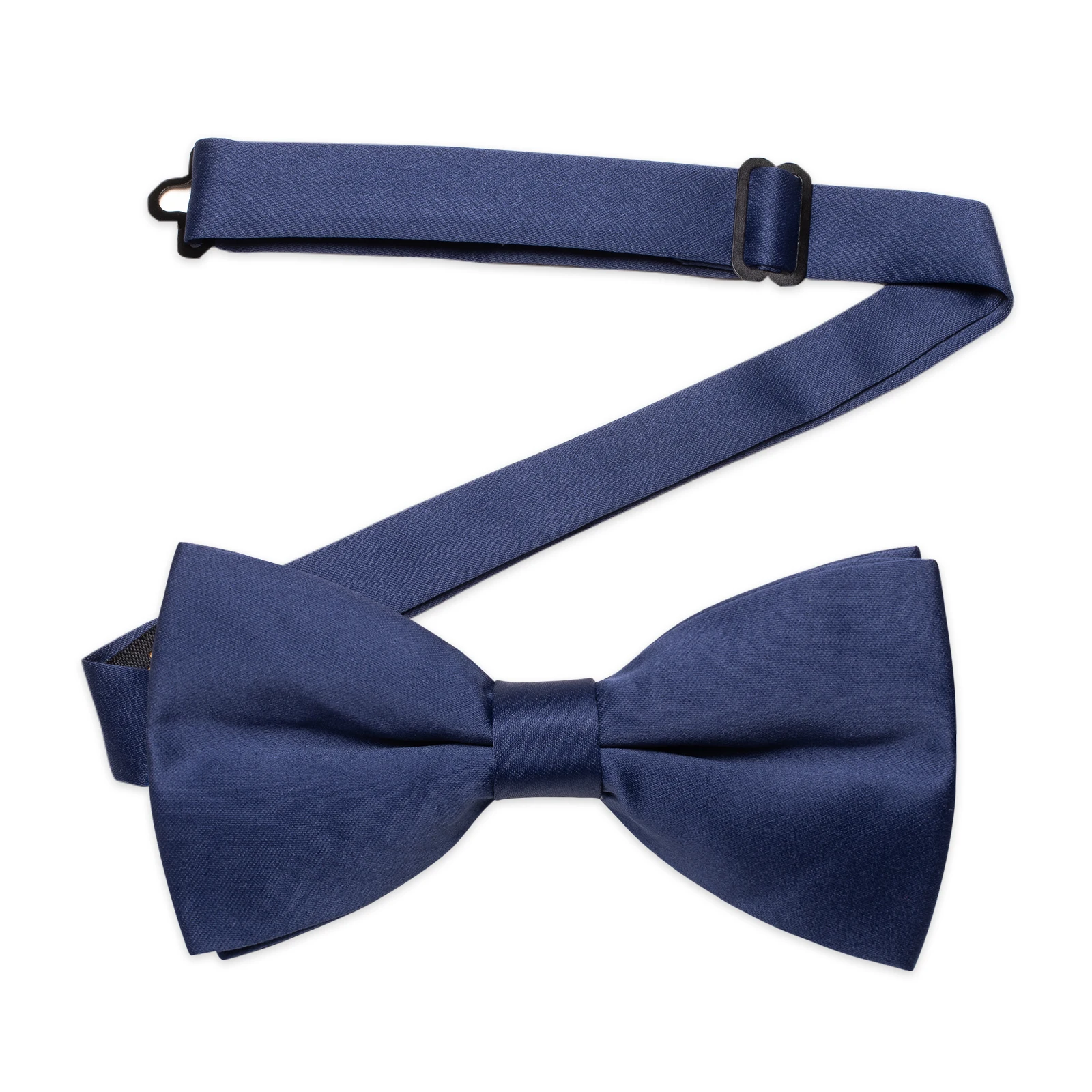 Top Trends: Satin Navy Blue Pre-tied Men's Bowtie For Boys Classic Wedding Party Father And Son Bow Tie Corbatas Para Hombre Yourties Knots Shoppable Styles