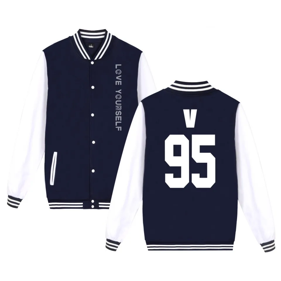 Top Trends: Love Yourself Baseball Jacket Kpop Bomber Jacket Kpop Clothes Bangtan Boys Sweatshirt Hip Hot Streetwear Plus Size Shoppable Styles