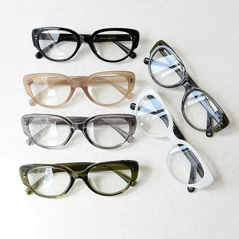 Top Trends: Oversized Female Finished Myopia Glasses Fashion Transparent Short Sighted Diopter Eyewear Unisex Large Cat Eye Computer Glasses Shoppable Styles - Image 4