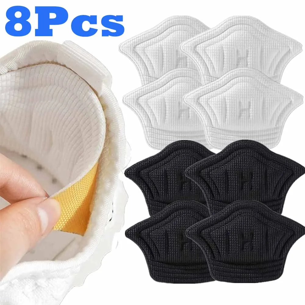 Top Trends: 4Pair / 8pcs Insoles Patch Heel Pads For Sport Shoes Back Sticker Adjustable Size Antiwear Feet Pad Cushion Insert Insole Shoppable Styles