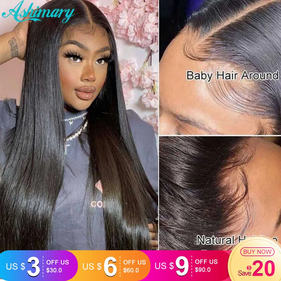 Top Trends: 30inch Straight Hair 13x4 Full Lace Frontal Wig Human Hair For Women 13x6 Hd Lace Frontal Wig 360 Lace Frontal Wig Ashimary Hair Shoppable Styles