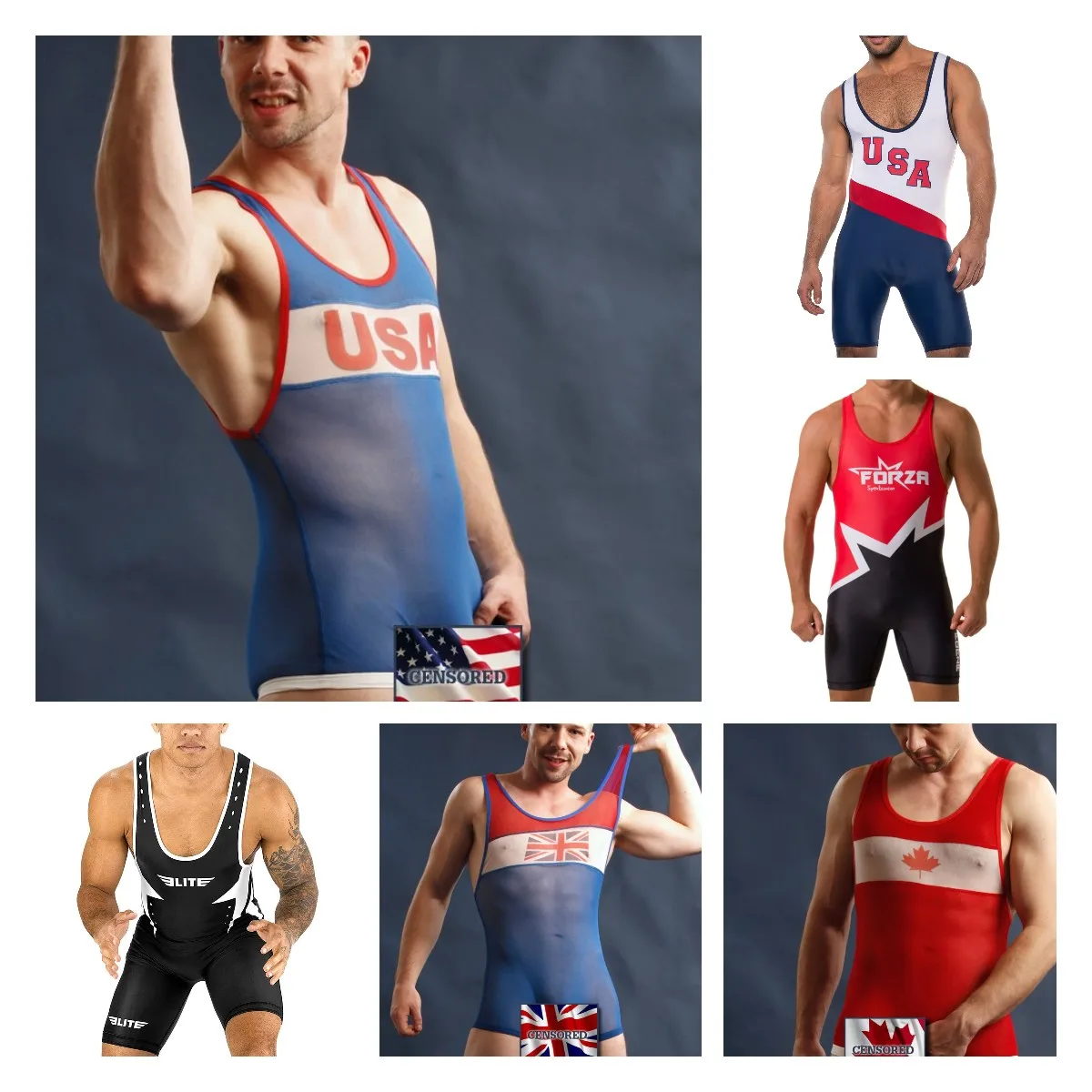 Top Trends: Running Wear Custom Wrestling Singlets Suit Boxing Triathlon Country Usa Bodysuit Iron Men Swimwear Fitness Skinsuit Sleeveless Shoppable Styles