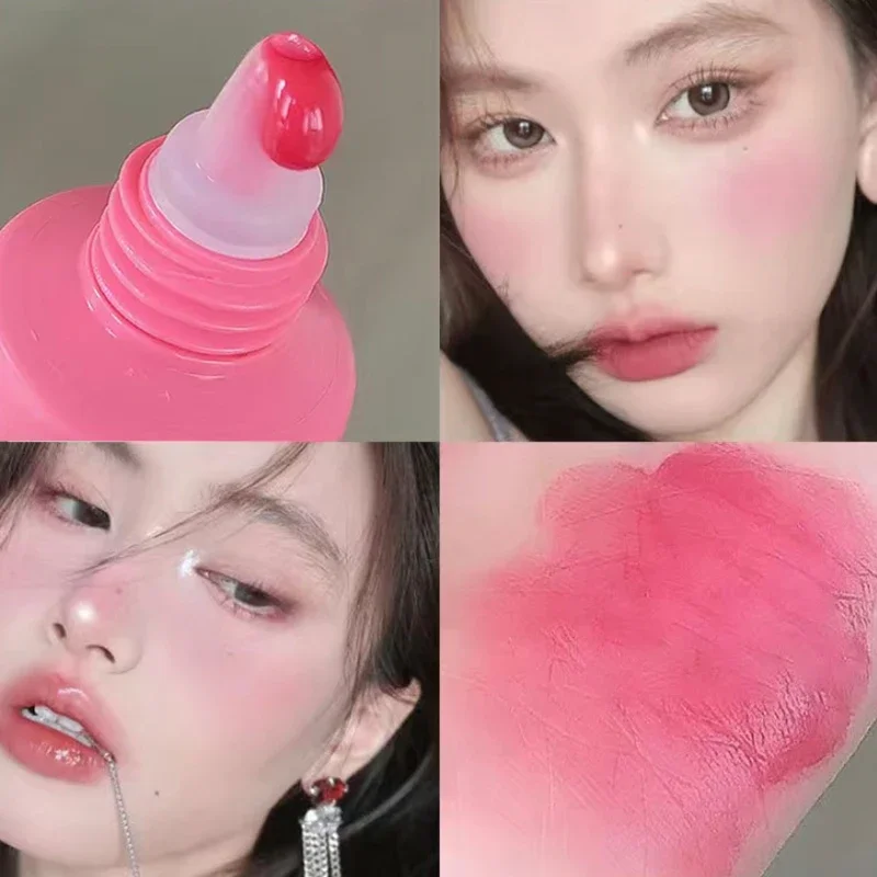 Top Trends: Moisturizing Liquid Blush Waterproof Lasting Color Rendering Natural Brightening Cheek Rouge Cream Velvet Facial Blush Cosmetics Shoppable Styles