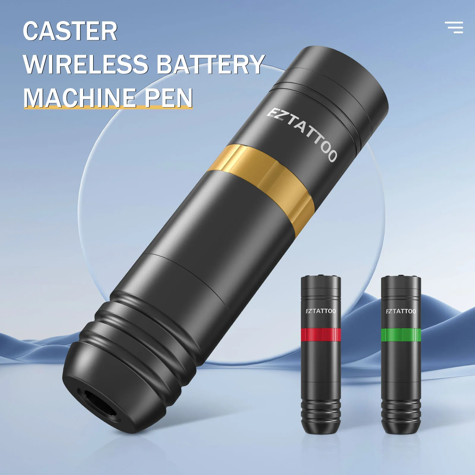 Top Trends: EZ Caster Wireless Cartridge Tattoo Machine Pen Rotaty Battery Pen With Portable Power Pack 1500mAh LED Digital Display Shoppable Styles