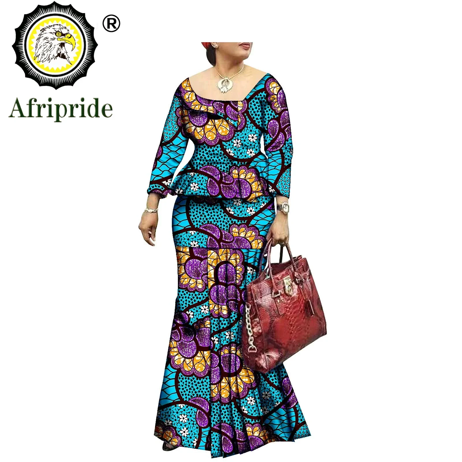 Top Trends: 2024 African Dresses For Women Bazin Riche Ankara Print Dashiki Pure Cotton Dress Wax Batik Private Custom S1825074 Shoppable Styles