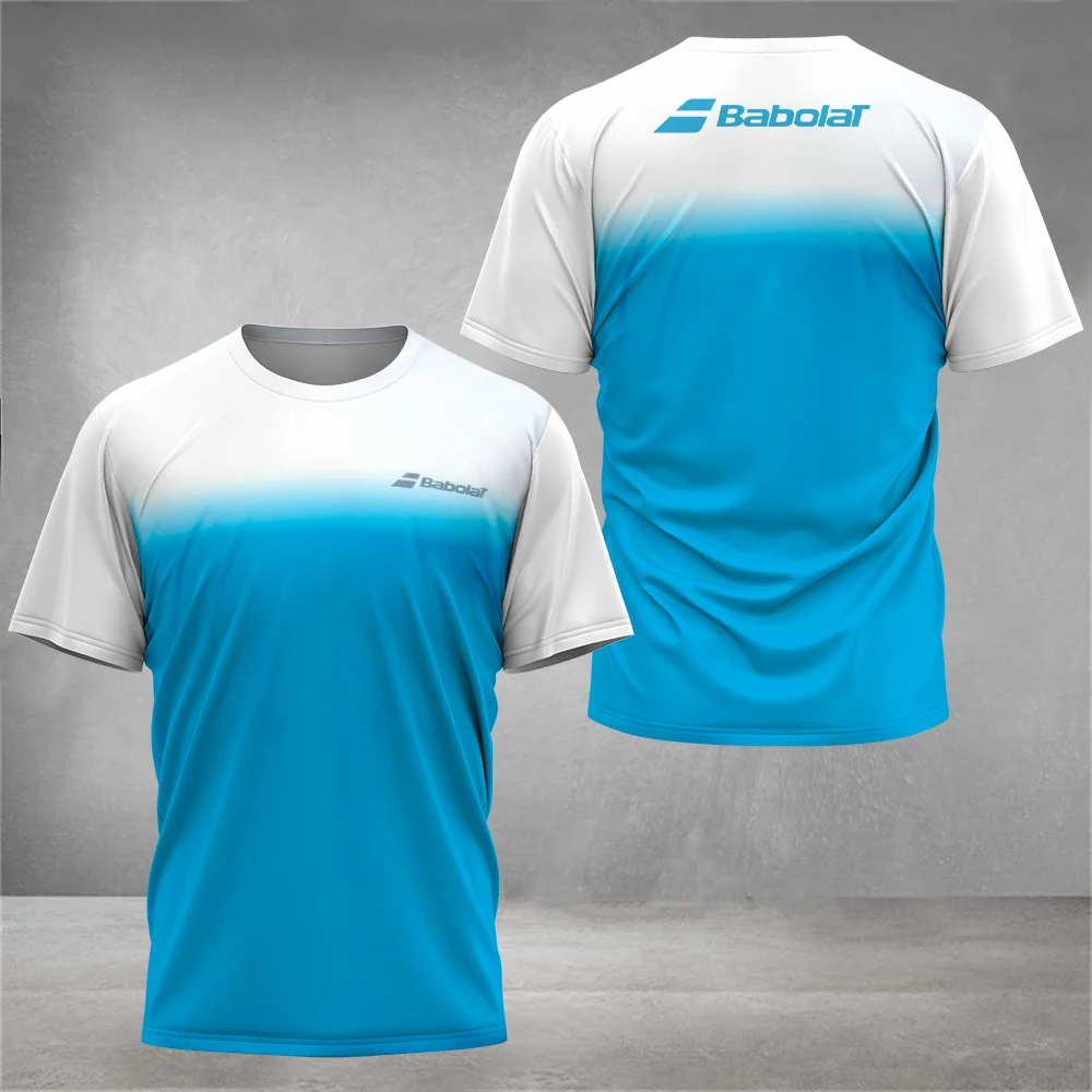 Top Trends: Badminton Table Tennis Training Clothing Outdoor Fitness Sports Tees Fashion Gradient Harajuku Men's T Shirts Short Sleeve Tops Shoppable Styles