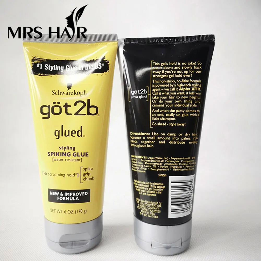 Top Trends: Got2b Glued Freeze Spray 170g Got2b Ultra Hold Glued Invincible Styling Hair Gel For Lace Wig Lace Tint Spray Invisibale Glue Shoppable Styles