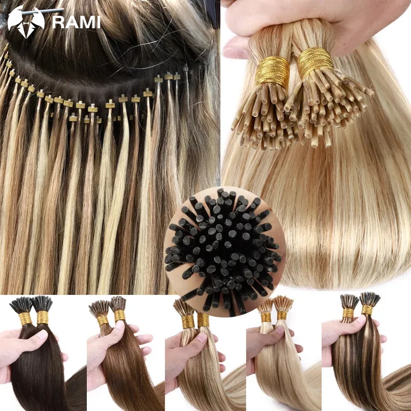 Top Trends: Human Hair Extensions 1.2cm Keratin Natural Straight Hair Extension I Tip Hair Pre Bonded Stick Tip Micro Ring Beans Women Hair Shoppable Styles - Image 6