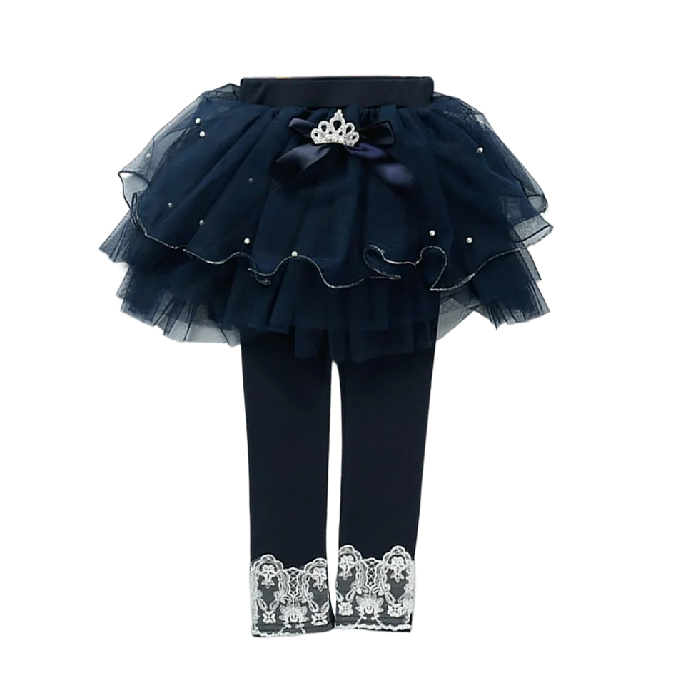 Top Trends: Girls Leggings Skirt Pants For 4-10Years Kids Lace Princess Skirt-pants Elastic Pencil Pants Trousers Kids Dance Pants Culottes Shoppable Styles