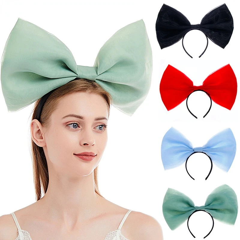 Top Trends: Bow Headband Bowknot Hair Bands Women Party Decoration Cosplay Costume Headwear Headpiece Birthday Accessories Halloween Shoppable Styles