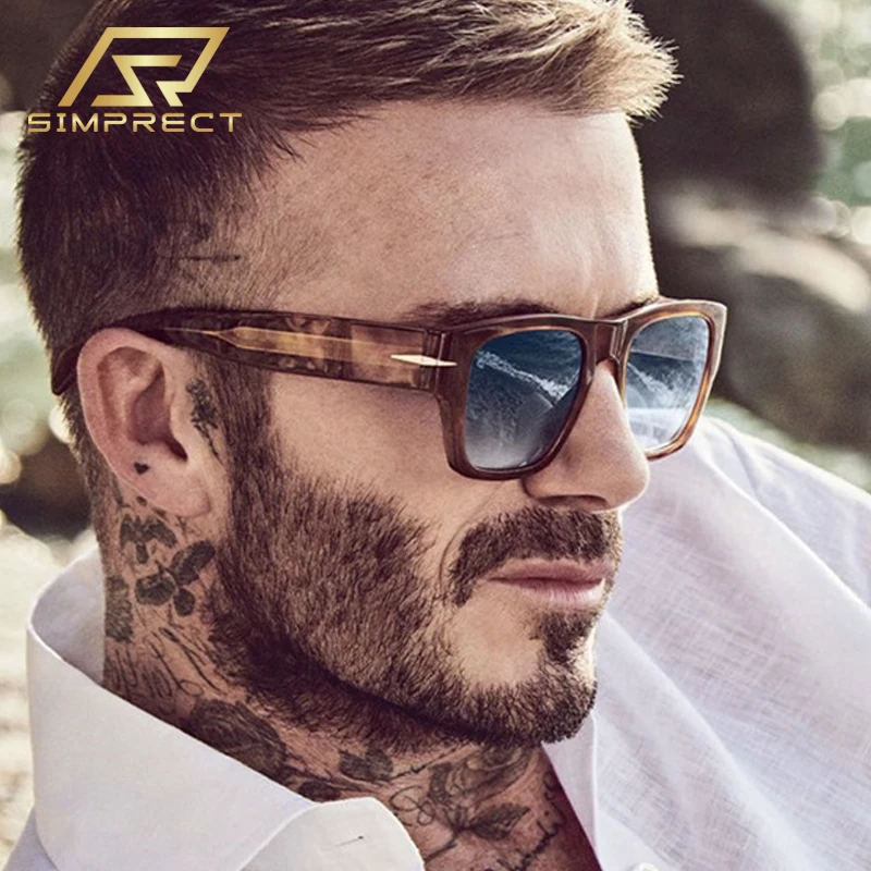 Top Trends: SIMPRECT Fashion Square Sunglasses For Men 2023 Luxury Brand Designer UV400 High Quality Vintage Retro Sun Glasses Women Gafas Shoppable Styles