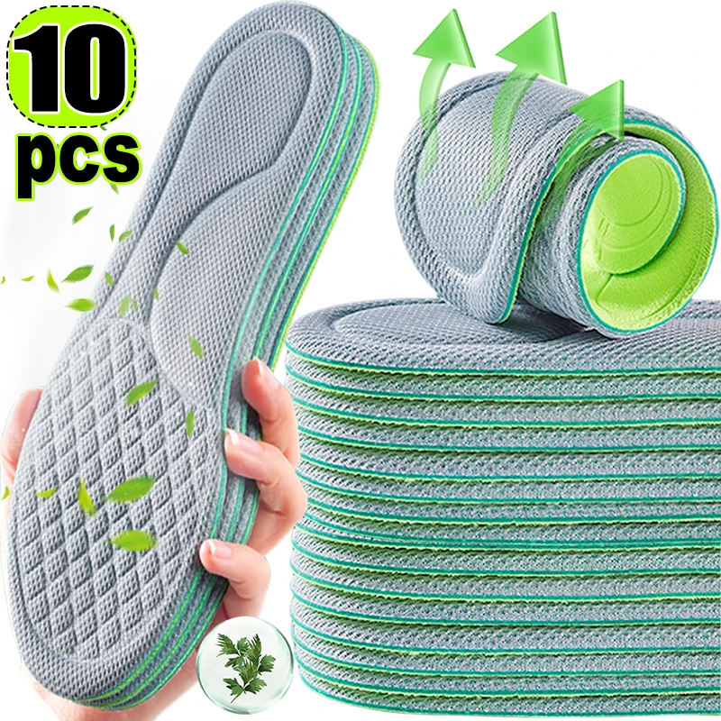 Top Trends: Unisex Memory Foam Orthopedic Insoles Deodorizing Insole For Shoes Sports Absorbs Sweat Soft Antibacterial Shoe Accessories Shoppable Styles