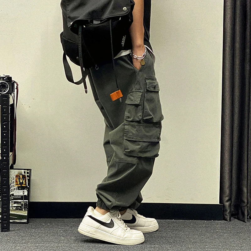 Top Trends: American Hip Hop Cargo Pants Men Clothing Japanese Streetwear Oversize Joggers Korean Trend Joggers Harajuku Casual Trousers Shoppable Styles - Image 2