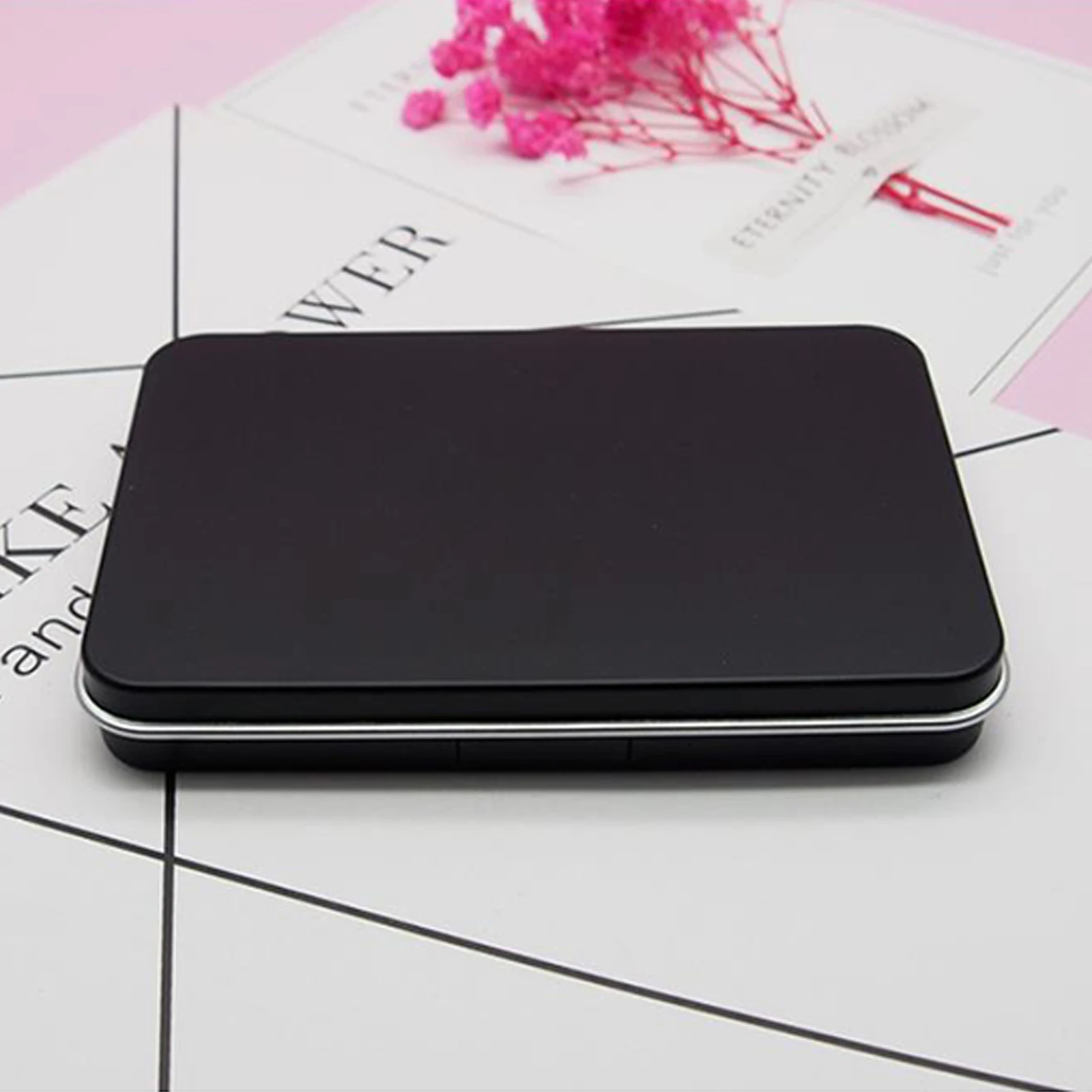 Top Trends: 1Pc Matte Black Empty Magnetic Cosmetics Palette Eyeshadow Blusher DIY Beauty Makeup Box Glitter Makeup Dispensing Vacia Box Shoppable Styles - Image 5