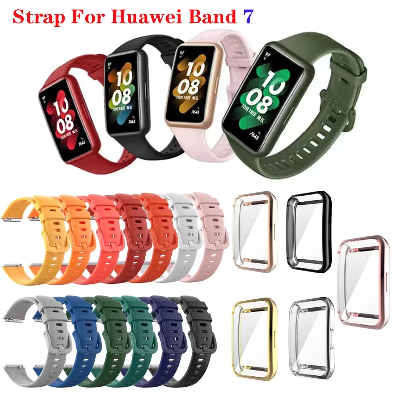 Top Trends: Silicone Smart Replacement Strap - Protective Accessory For Huawei Watch Band 7 Wristband Bracelet Shoppable Styles