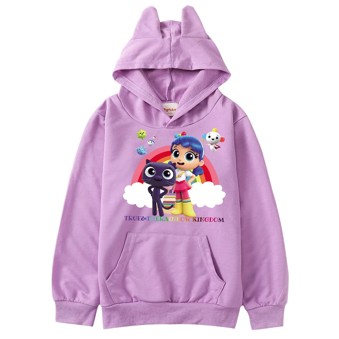 Top Trends: True And Rainbow Kingdom Hoodie Kids Sweatshirts With Cat Ear Toddler Girls Sweatshirt Baby Boys Sweaters Children Casual Coats Shoppable Styles