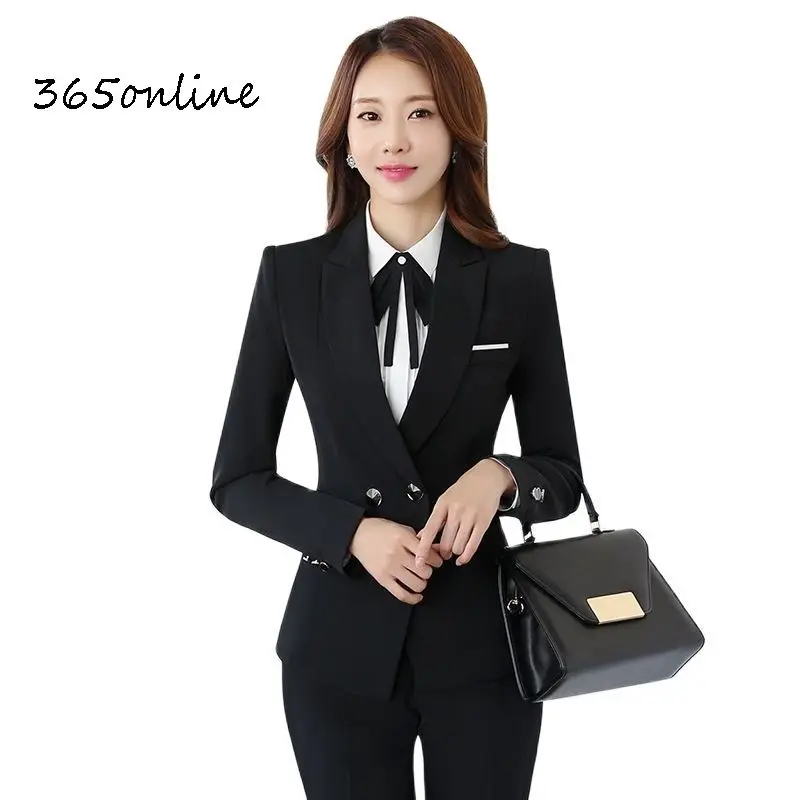 Top Trends: Business Suits Formal Women Office Professional Blazers Pantsuits Trousers Set Fashion Career Interview Work Wear Suits 5XL Size Shoppable Styles