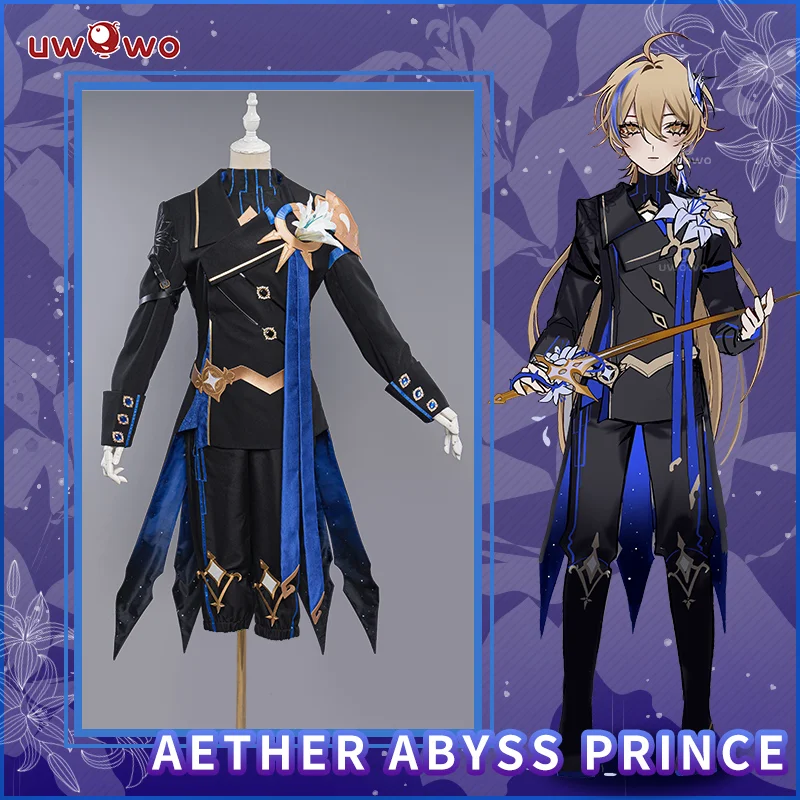 Top Trends: In Stock UWOWO Aether Cosplay Exclusive Genshin Impact Cosplay Abyss Prince Aether Costume Traveler Aether&amp;Lumine Halloween Shoppable Styles