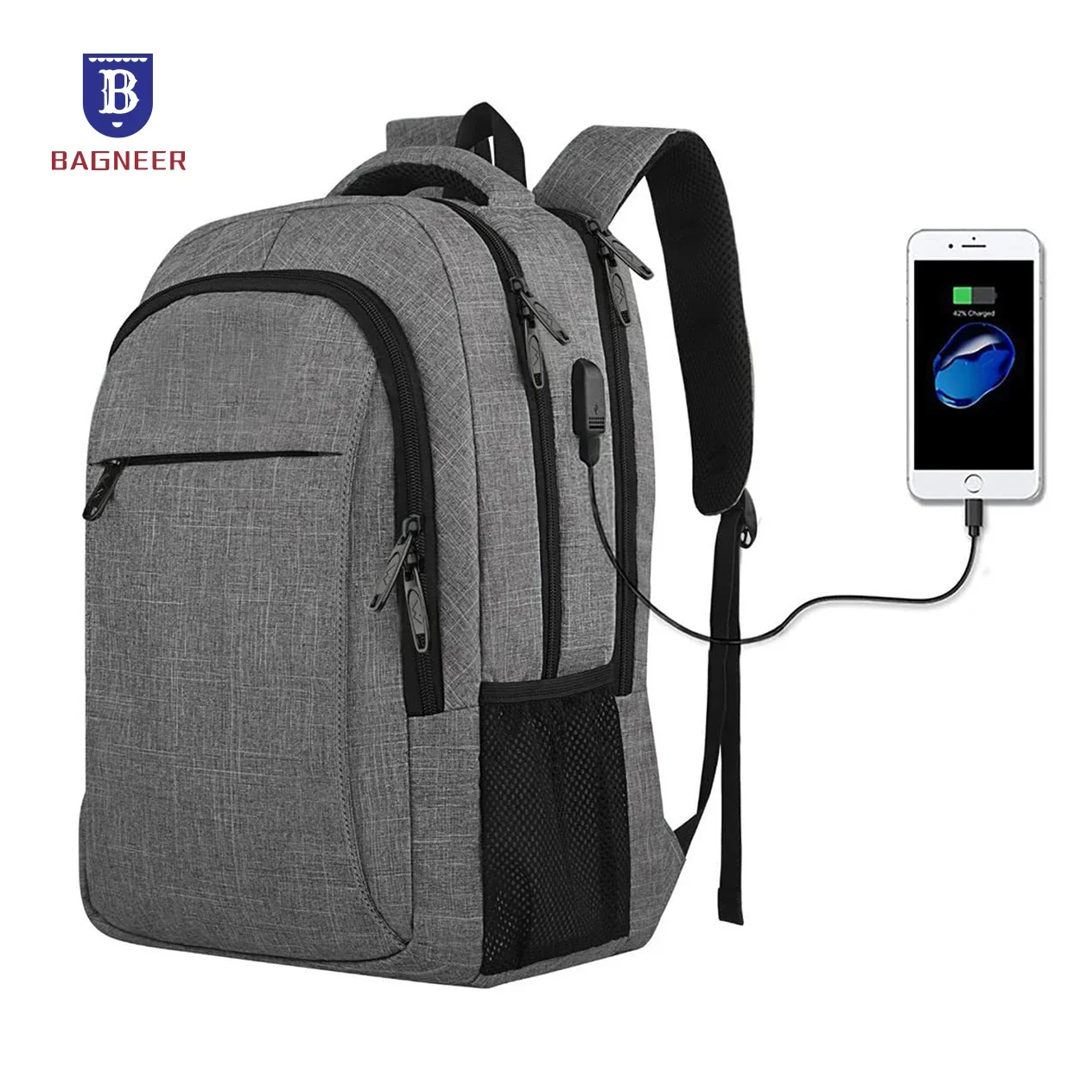 Top Trends: Travel Laptop Backpack School Bag USB Charging Port Schoolbag Waterproof Notebook Anti Theft Men Women Business Backpack Bag Shoppable Styles