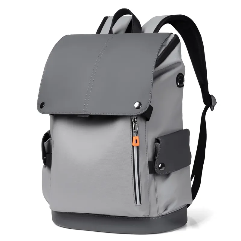 Top Trends: High Quality PU Leather Waterproof Men&#039;s Laptop Backpack Large Computer Backpack For Business Urban Man Backpack USB Charging Shoppable Styles